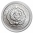 2024 Bhutan 1 oz Silver Lunar Dragon BU