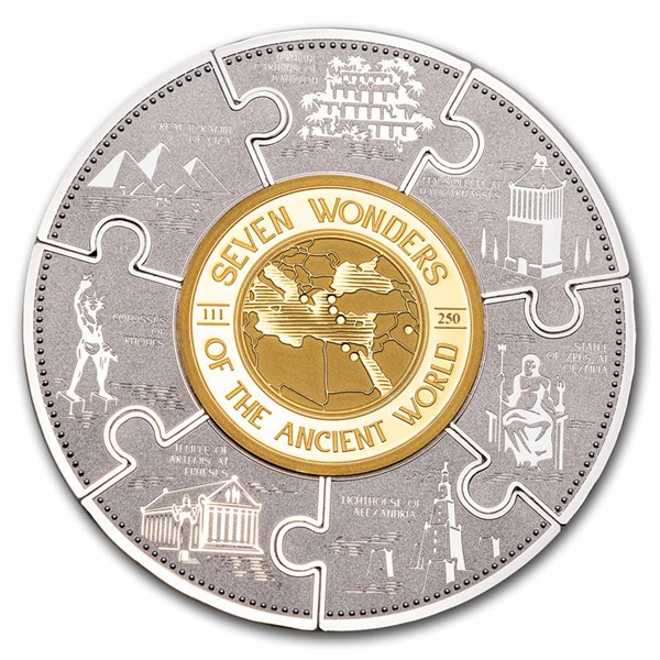 Buy 2024 Burundi 5 oz Silver Wonders of the World | APMEX