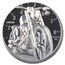 2024 C. Islands 2 oz Silver Train: Motorbike Black PR-70 PCGS FDI