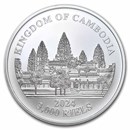 2024 Cambodia 1 oz Silver Lost Tigers BU