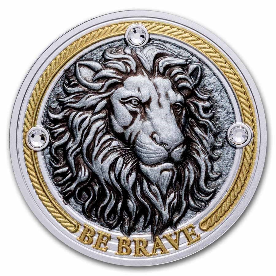 2024 Cameroon 1 oz Silver Be Brave (with Box & COA)
