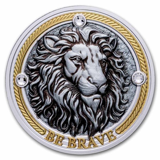 2024 Cameroon 1 oz Silver Be Brave (with Box & COA) 2024 Cameroon 1 oz Silver Be Brave (with Box & COA)