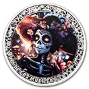 2024 Cameroon 1 oz Silver Dia de Los Muertos: Skull Woman w/ Hat