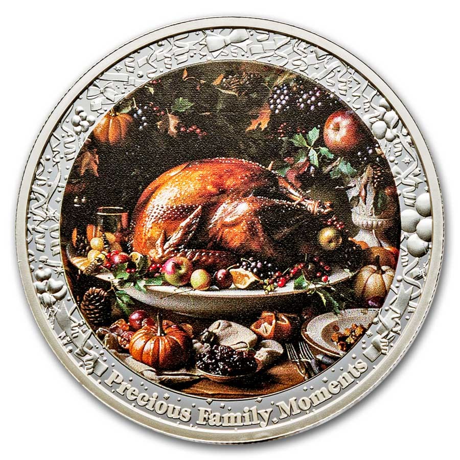 2024 Cameroon 1 oz Silver Precious Family Moments: Thanksgiving