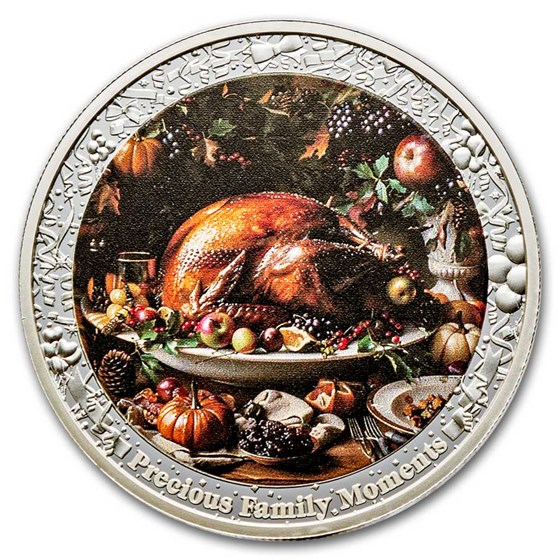 2024 Cameroon 1 oz Silver Precious Family Moments: Thanksgiving 2024 Cameroon 1 oz Silver Precious Family Moments: Thanksgiving
