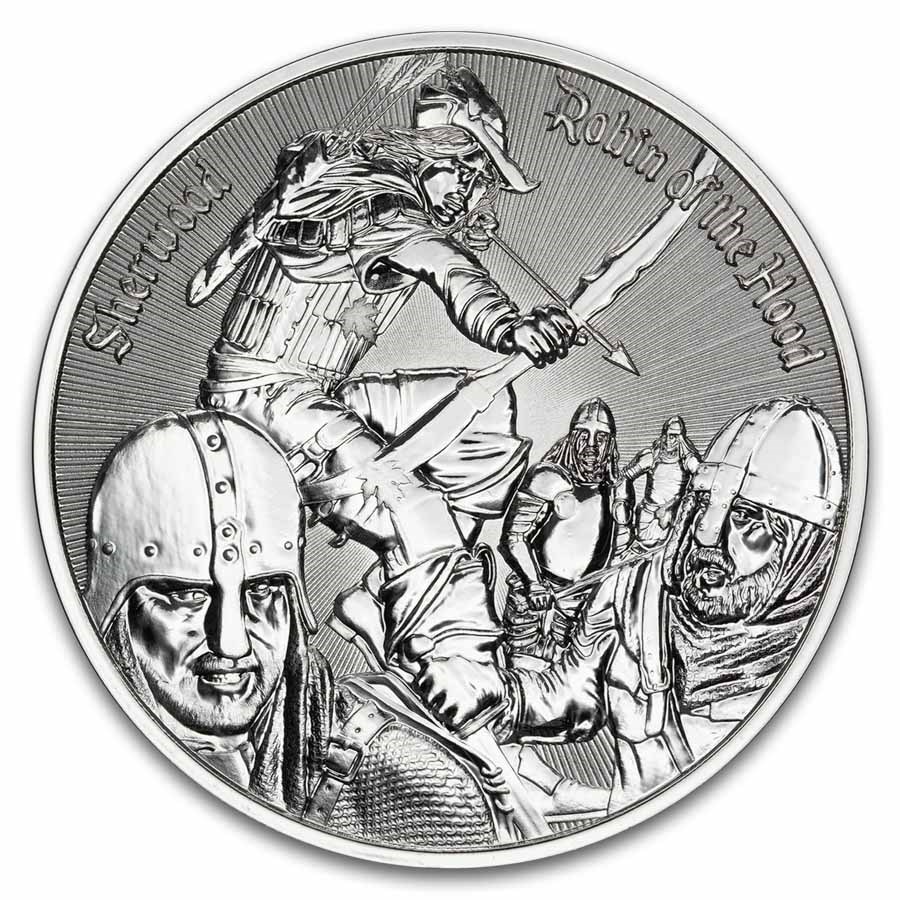 2024 Cameroon 1 oz Silver Sherwood: Robin of the Hood