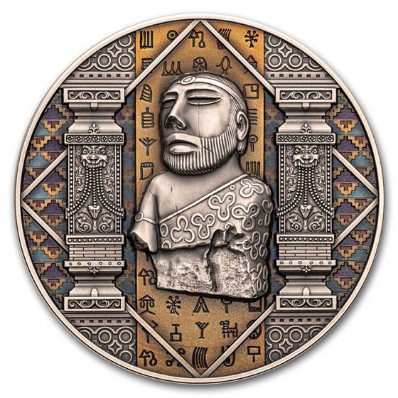 2024 Cameroon 2 oz Silver Antique Indus Valley (with Box & COA) 2024 Cameroon 2 oz Silver Antique Indus Valley (with Box & COA)