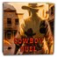 2024 Cameroon 2 oz Silver Antique Wild West: Cowboy Duel