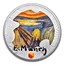 2024 Cameroon Silver Proof 160th Anniv. Edvard Munch's The Scream