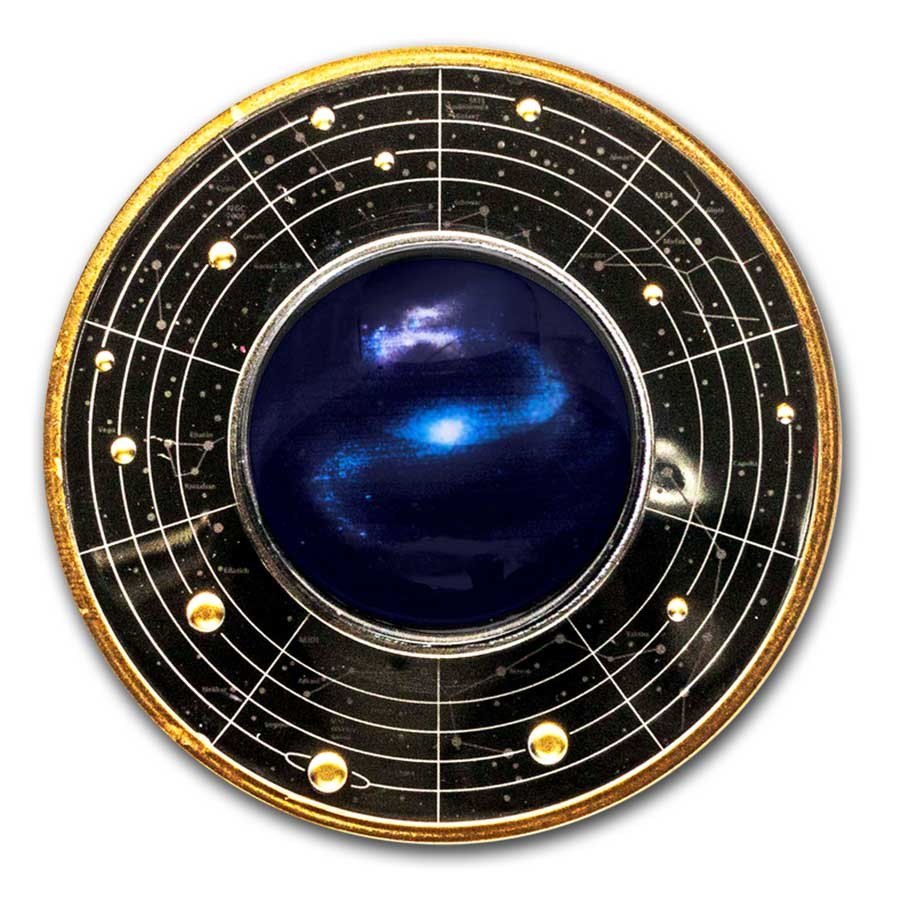 2024 Cameroon Silver Solar System: Galaxy Messier 100NGC