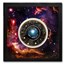2024 Cameroon Silver Solar System: Galaxy NGC 1097 (w/ Box & COA)