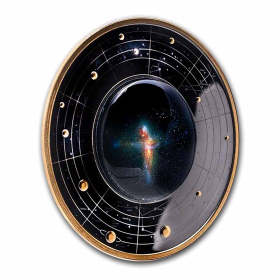 Silver Solar System 2024 Cameroon Silver Solar System: Galaxy Tinker Bell Triplet