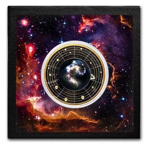 Silver Solar System 2024 Cameroon Silver Solar System: The Antennae Galaxy