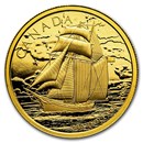 2024 Canada 1/2 oz Gold $200 Tall Ships: Topsail Schooner