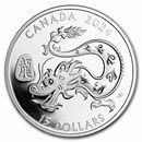 2024 Canada 1 oz Proof Silver $15 Lunar Year of the Dragon