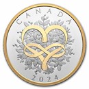 2024 Canada 1 oz Silver $20 Celebrate Love