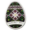 2024 Canada 1 oz Silver $20 Traditional Pysanka