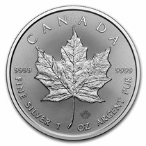 APMEX MintDirect 純銀.9999 カナダ メイプル1oz 銀貨 Buy 2024 Canadian 1 oz Silver Maple Leaf BU | APMEX