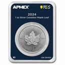 2024 Canada 1 oz Silver Maple Leaf (MD® Premier Single + PCGS FS)