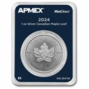 2024 Canada 1 oz Silver Maple Leaf (MintDirect® Single)