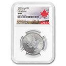 2024 Canada 1 oz Silver Maple Leaf MS-69 NGC Early Release