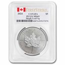 2024 Canada 1 oz Silver Maple Leaf MS-69 PCGS (FirstStrike®)
