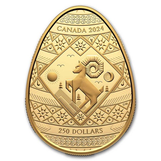 2024 Canada 2 oz Gold $250 Pysanka 2024 Canada 2 oz Gold $250 Pysanka