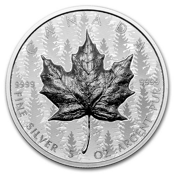 2024 Canada 5 oz Silver $50 Pulsating Maple Leaf (UHR) 2024 Canada 5 oz Silver $50 Pulsating Maple Leaf (UHR)