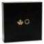 2024 Canada 5 oz Silver Maple Leaves in Motion Rhodium Plated
