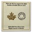 2024 Canada 5 oz Silver Maple Leaves in Motion Rhodium Plated