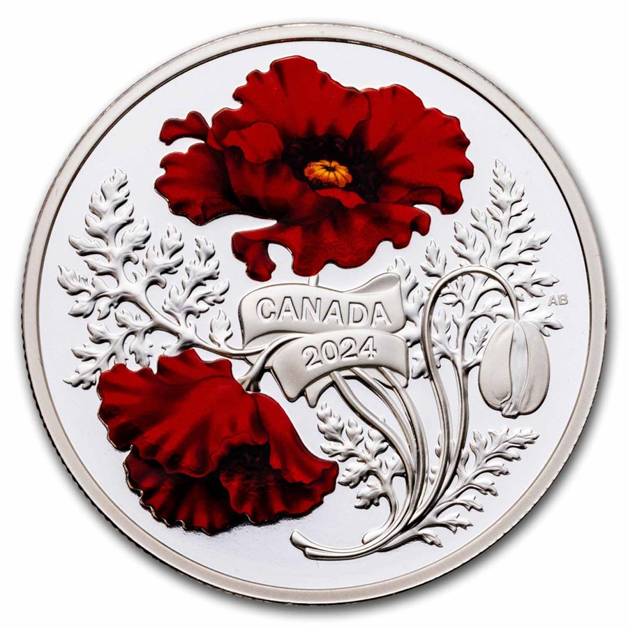 2024 Canada Silver $20 Remembrance Day Proof