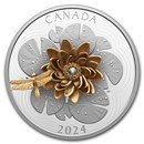2024 Canada Silver $50 The The Dragonfly and The Bloom