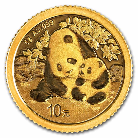 2024 China 1 gram Gold Panda BU (Sealed)