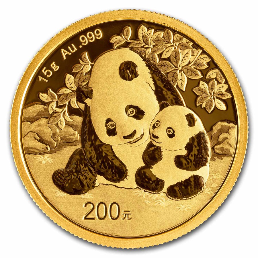 2024 China 15 gram Gold Panda BU (Sealed)