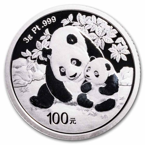 2024 China 3 gram Platinum Panda Proof 2024 China 3 gram Platinum Panda Proof