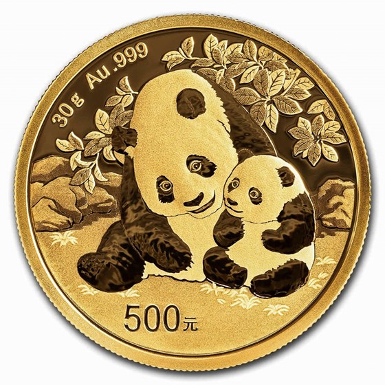 2024 China 30 gram Gold Panda BU (Unsealed) 2024 China 30 gram Gold Panda BU (Unsealed)