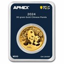 2024 China 30 gram Gold Panda (MD® Premier + PCGS FS Single)