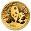 2024 China 30 gram Gold Panda MS-70 PCGS (FDI, Flag Label)