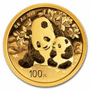 2024 China 8 gram Gold Panda BU (Sealed)