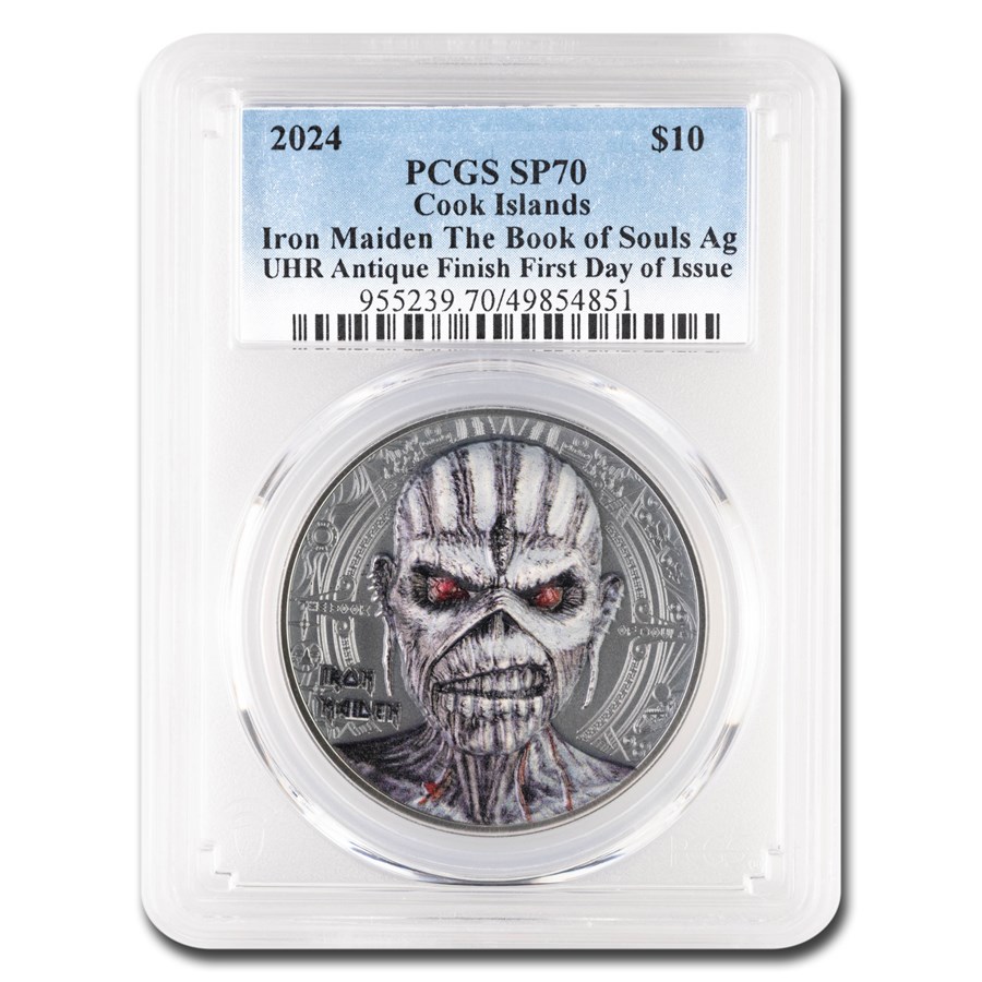 2024 CI 2 oz AG Iron Maiden The Book of Souls SP-70 PCG (FDI)