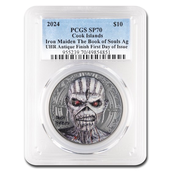 2024 CI 2 oz AG Iron Maiden The Book of Souls SP-70 PCG (FDI) 2024 CI 2 oz AG Iron Maiden The Book of Souls SP-70 PCG (FDI)