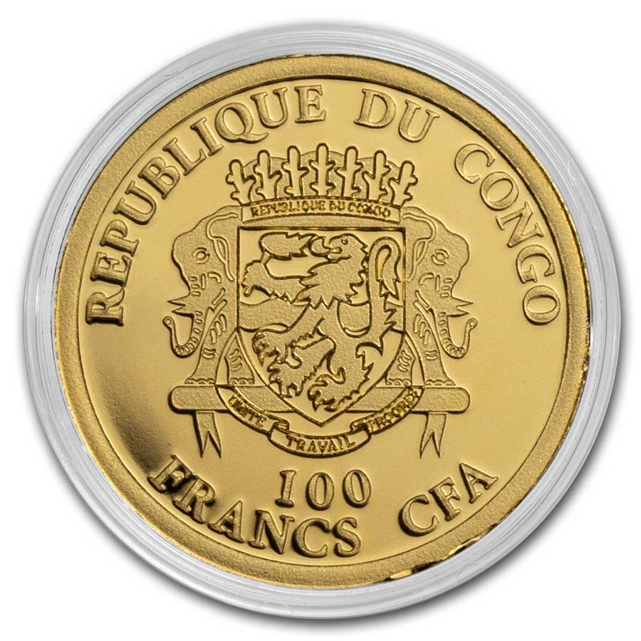 Buy 2024 Congo 1/2 gram Gold Al Capone 125th Anniv | APMEX