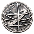 2024 Cook Isl. 2 oz Silver Historic Instruments; Armillary Sphere