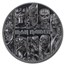 2024 Cook Isl 3oz Ag Iron Maiden Best of Eddie Black PF70 NGC FR
