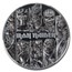 2024 Cook Isl 3oz Ag Iron Maiden Best of Eddie Black PR70 PCGS FD