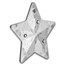 2024 Cook Islands 1 oz Silver Holiday Ornament: Starry Sky Star