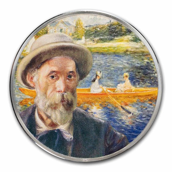 2024 Cook Islands 2 oz Silver Masters of Art: Auguste Renoir 2024 Cook Islands 2 oz Silver Masters of Art: Auguste Renoir