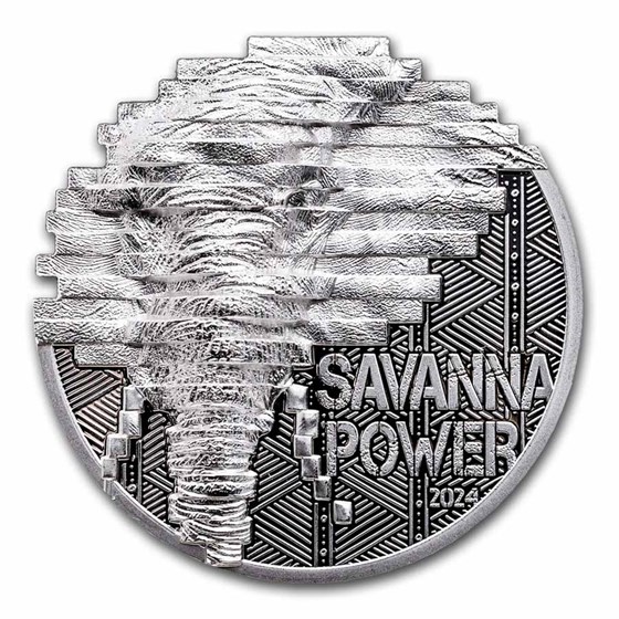 2024 Cook Islands 2 oz Silver Reconstruction: Elephant Proof 2024 Cook Islands 2 oz Silver Reconstruction: Elephant Proof