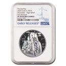 2024 Cook Islands 2 oz Silver Train: Motorbike Black PF-70 NGC ER