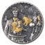 2024 Cook Islands 3 oz Ag Antique Steampunk Carnival MS-70 NGC FR